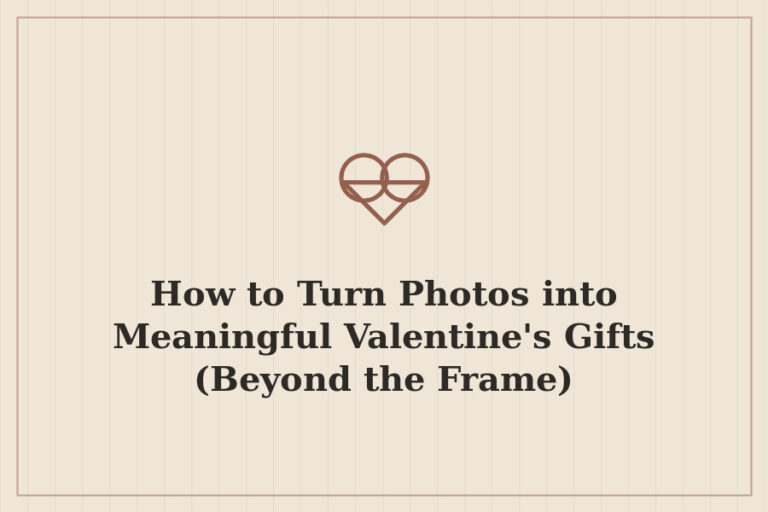 How to Turn Photos into Meaningful Valentine’s Gifts (Beyond the Frame)